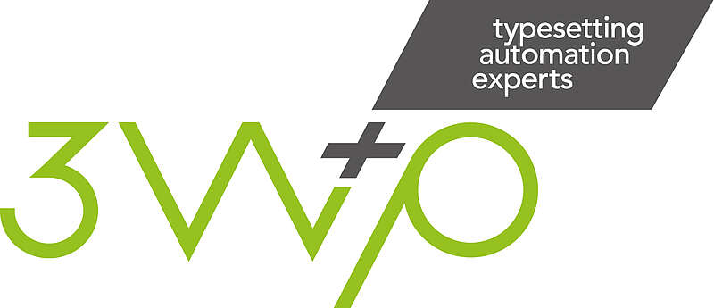 Logo 3w+p Typesetting Automation Experts