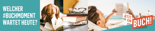 E-Mailsignatur Collage: Welcher #Buchmoment wartet auf dich?